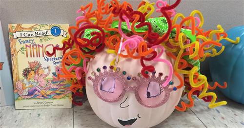 Pullen Elementary Students Create Storybook Character Pumpkin Patch 
